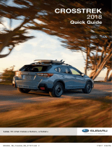 Subaru 2018 Crosstrek Quick start guide