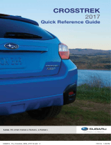Subaru 2017 Crosstrek Reference guide