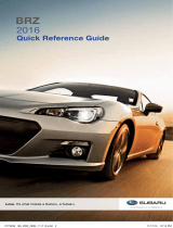 Subaru 2016 BRZ Reference guide