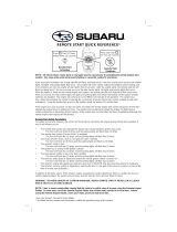 Subaru 2014 Outback Reference guide
