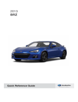 Subaru 2013 BRZ Reference guide