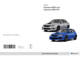 Subaru 2013 Impreza WRX Reference guide