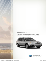 Subaru 2011 Forester Reference guide