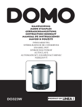 Domo Einkochautomat „Deluxe“, 27 Liter, Edelstahl, 1800 Watt Owner's manual