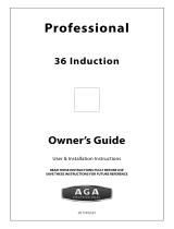 AGA Professional 36" Induction Owner's manual
