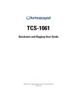 Turbosound FK-1061 Quick start guide