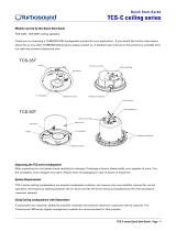 Turbosound TCS-C35T Quick start guide