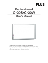 Plus C-20S, C-20W User manual