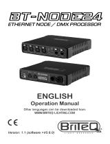 Briteq BT-NODE24 (5pin XLR) User manual