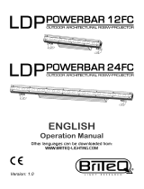 Briteq LDP-POWERBAR 24FC Owner's manual