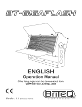 Briteq BT-GIGAFLASH Owner's manual