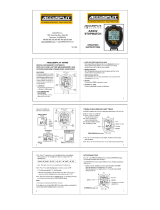 Accusplit AX602 Operating instructions