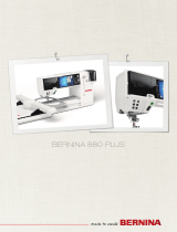 Bernina 880 PLUS User manual