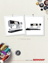 Bernina 830 User manual