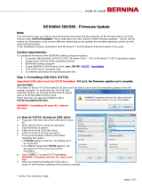 Bernina 580 Operating instructions