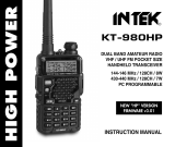 INTEK KT-980HP Owner's manual