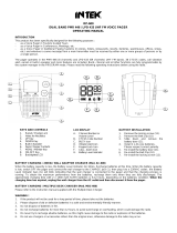 INTEK RP-600 Owner's manual