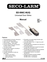 SECO-LARM SD-996C-NUQ Owner's manual
