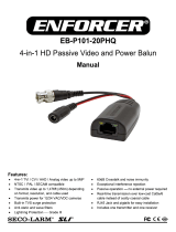 SECO-LARM EB-P101-20PHQ Owner's manual