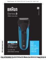 Braun 301s, 300s(-TS), 310s wet&dry, 310s-SP(-OS), Series 3 User manual