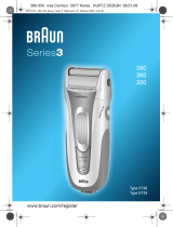 Braun 380, 360, 350, Series 3 User manual