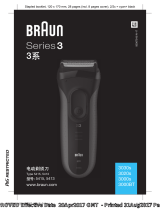 Braun Series 3 Shave & Style Dry Electric Shaver 3000BT User manual