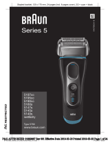 Braun 5197cc, 5195cc, 5190cc, 5160s, 5147s, 5145s, 5140s, wet&dry, Series 5 User manual