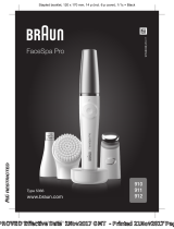 Braun 910, 911, 912, FaceSpa Pro User manual