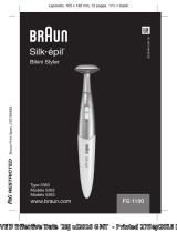 Braun FG1100, Silk-épil, Bikini Styler User manual
