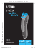 Braun cruZer6 beard&head, cruZer5 beard User manual