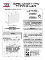 American Hearth VFLC10,20, 28IN Owner's manual