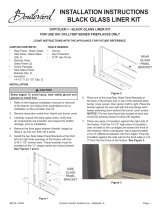 Boulevard Black Glass Liner Kit for DVLL72BP (DVP72LKR) Owner's manual
