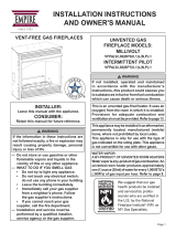 American Hearth Lincoln Premium (VFPA32/36BP) User manual