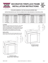 American Hearth Rushmore Decorative Fireplace Frames for DVCT(30,35,36,40,50) Series Owner's manual