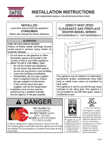 American Hearth Renegade Main (DVCT36CBP & DVCT40CBP) Owner's manual