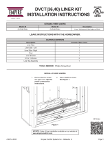 White Mountain Hearth DVP36CPWH Owner's manual
