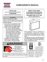 White Mountain Hearth Madison Clean-Face Premium Traditional Homeowner’s (DVCP(32,36)BP70K) Owner's manual