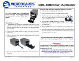 Microboards QDL-1000 Blu-ray Autoloader Reference guide