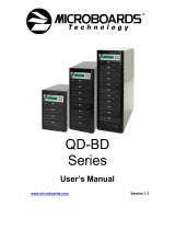 Microboards QD Blu-ray Tower Duplicators User manual