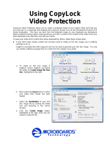 Microboards CopyLock Video Protect User guide