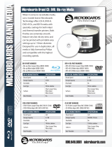 Microboards White Inkjet DVD-R User manual