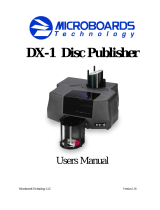 Microboards DX Series Disc Publishers User manual