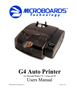 MicroBoards Technology G4 Autoprinter User manual