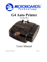 MicroBoards Technology G4 Autoprinter User manual