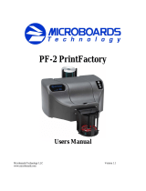 Microboards Print Factory & PF-2 Printers User manual