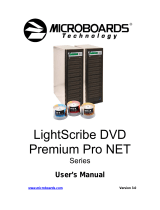 Microboards CopyWriter Pro LightScribe Duplicator User manual