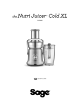 Sage the Nutri Juicer Cold XL User manual