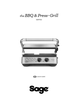 Sage the BBQ & Press Grill User manual