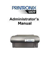 Printronix S809 Administrator's Manual
