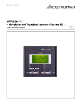 Gossen MetraWatt MAVOLOG PRO  Operating instructions